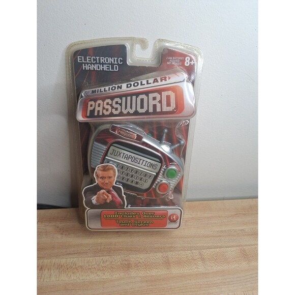 2008 Million Dollar Password Hand-Held Electronic Game Regis Philbin New NIP - Picture 1 of 2